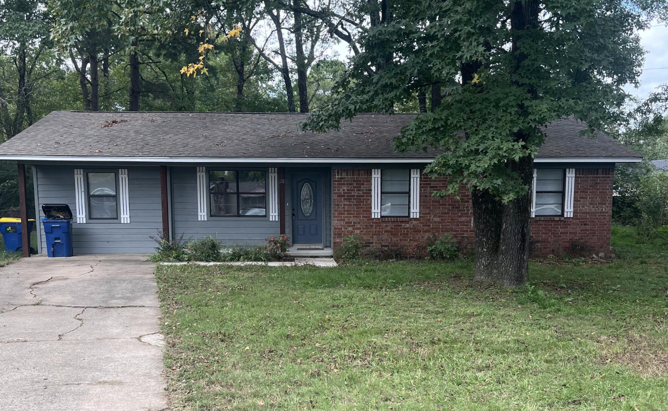 Exterior of Jacksonville AR rental property