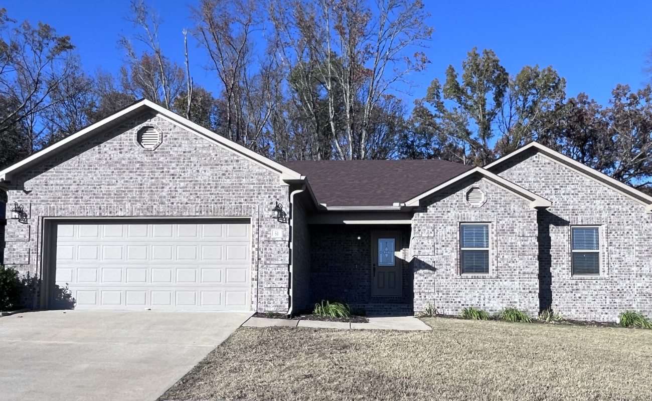 Exterior of Jacksonville AR rental property